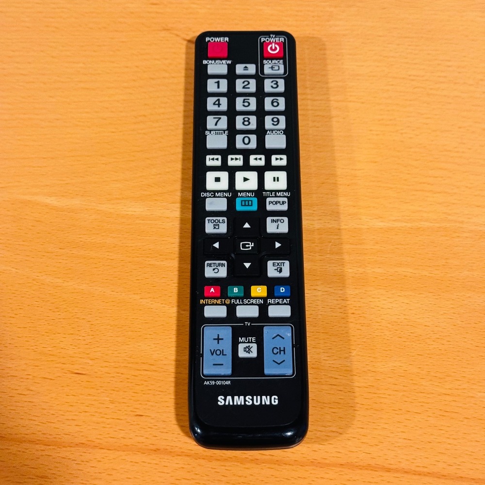 Samsung Remote Control Black AK59-00104R Blu-ray Player DVD Controller